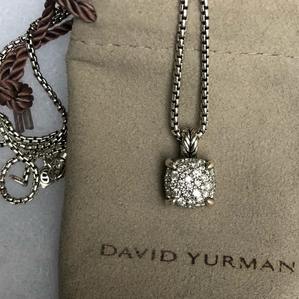 Authentic David Yurman Necklace with Diamonds